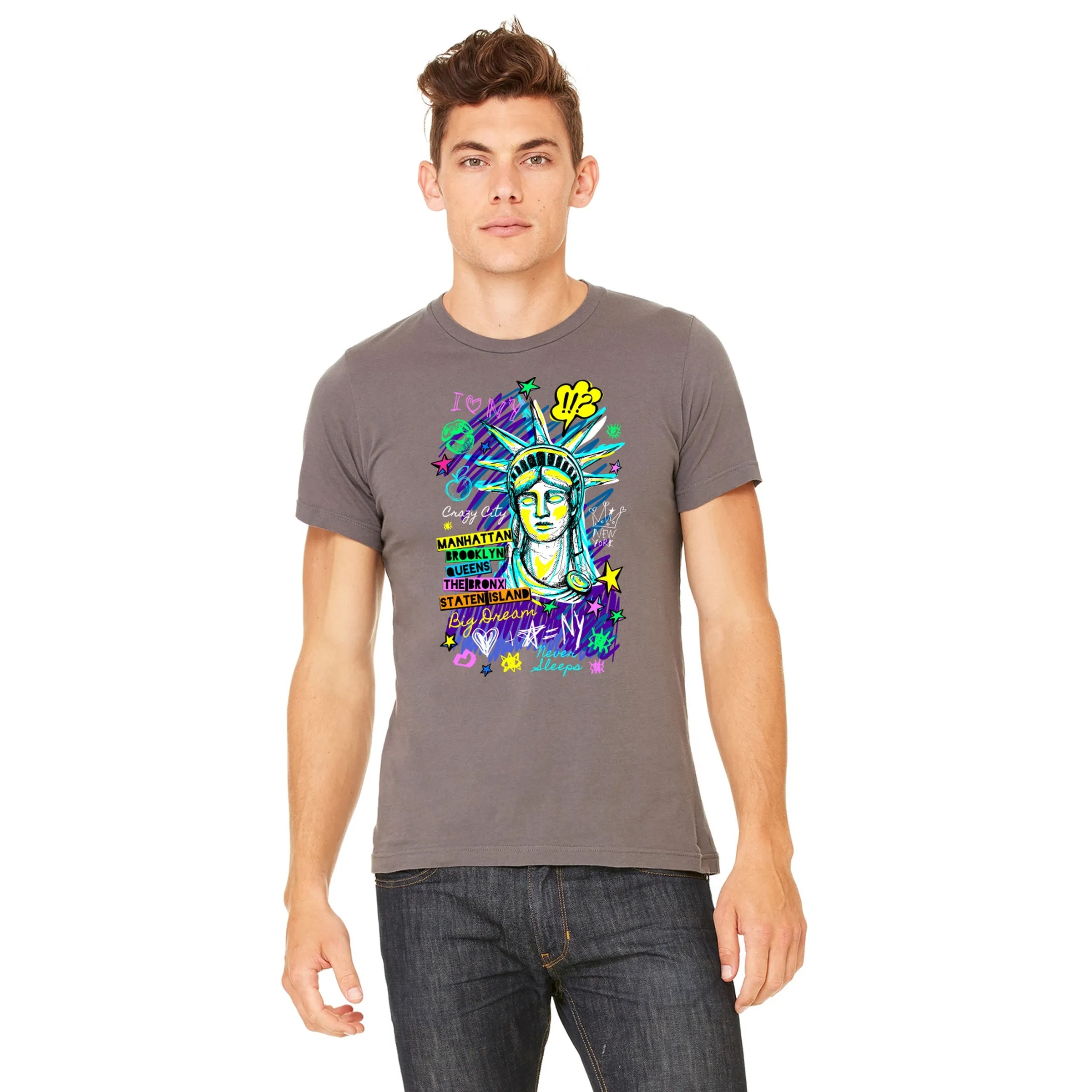 Bella + Canvas Unisex Jersey Short-Sleeve T-Shirt 10