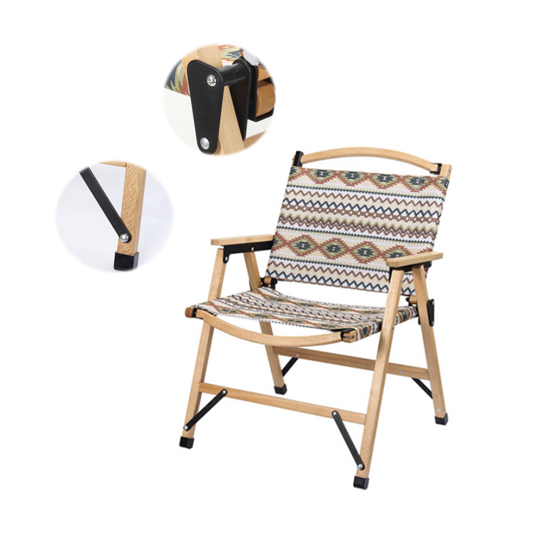 Wooden Folding Beach Camping Chair 3