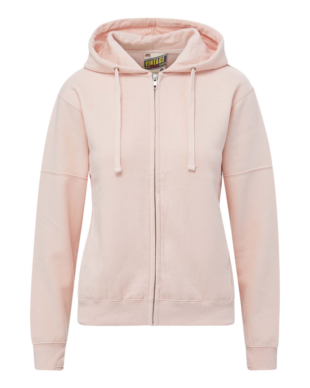 Women's Vintage Fleece Hooded Full-Zip Sweatshirt - W25165 23