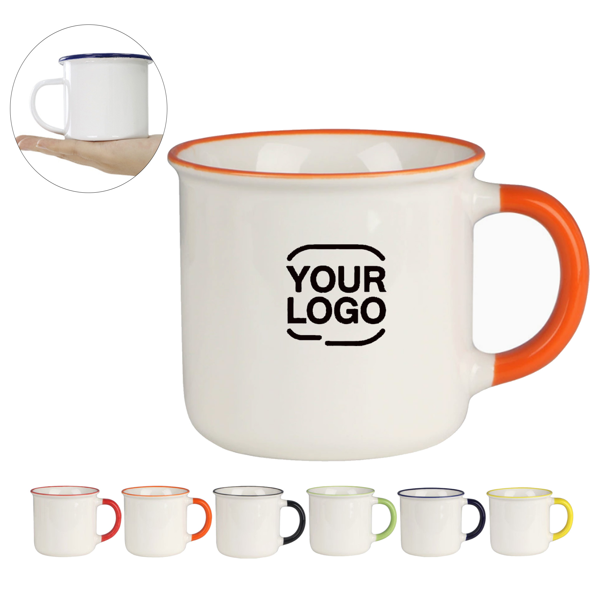 14oz Imitation Enamel Cup 2