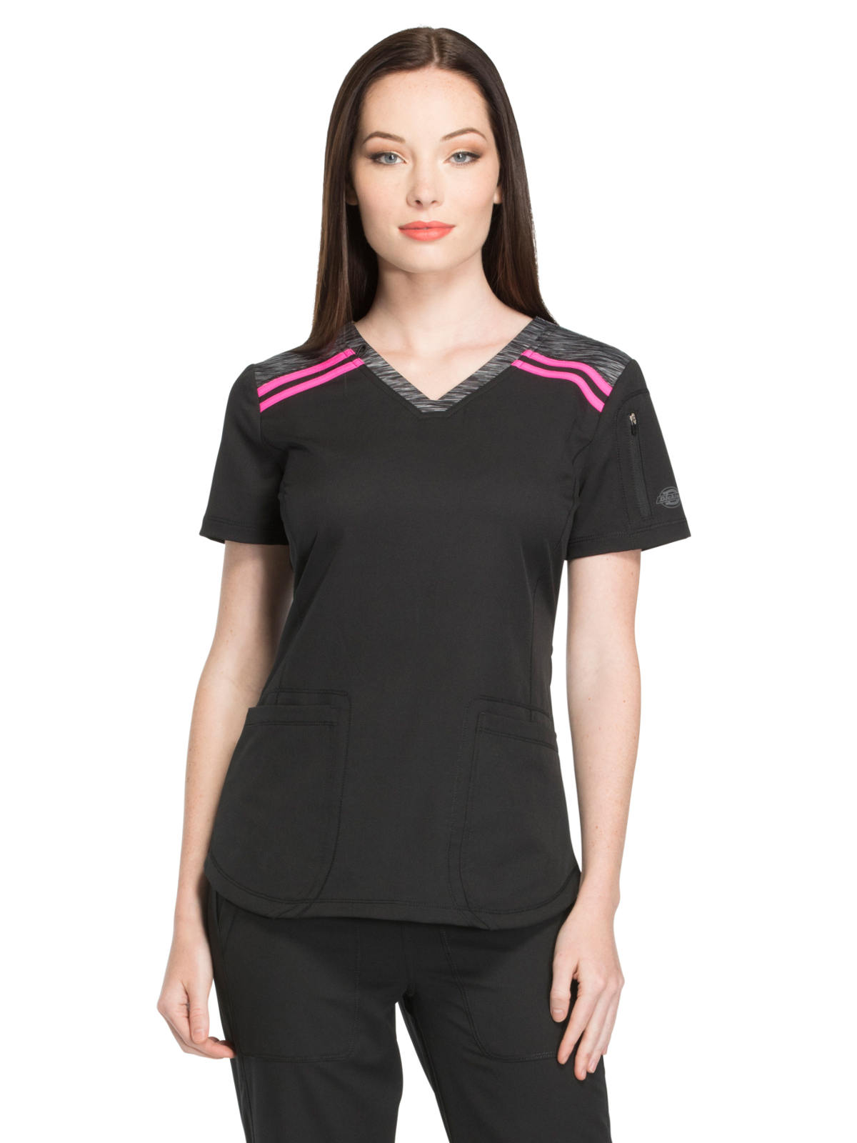 Dickies Medical - Dynamix - Women's 3-Pocket V-Neck Top 1