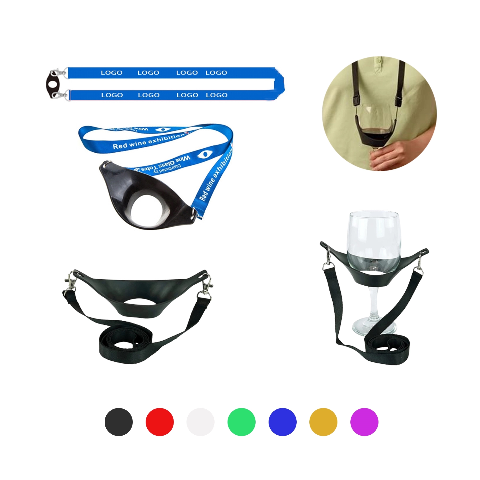Wine Glass Holder Lanyard 2