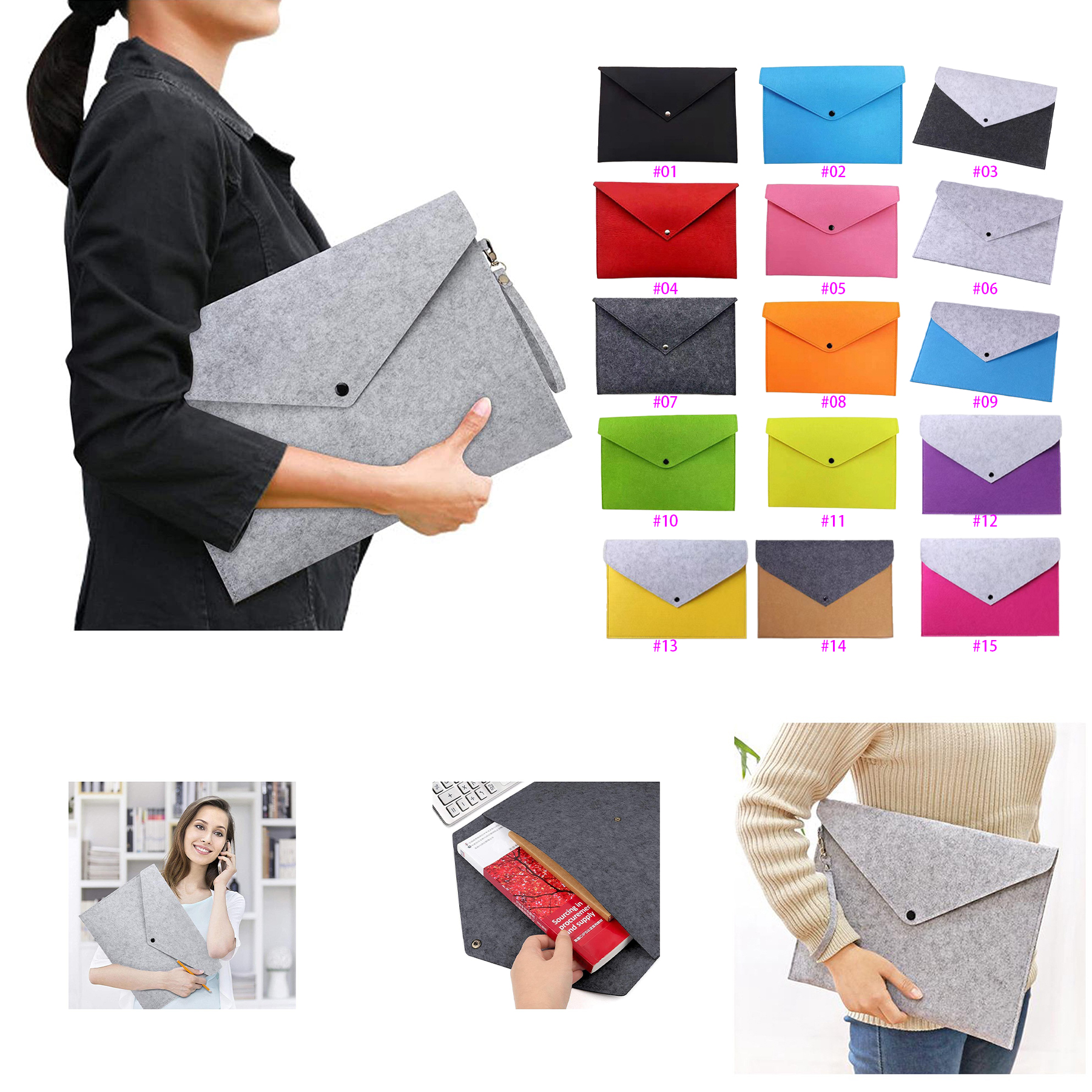 Felt Folder Expanding File Folder 2