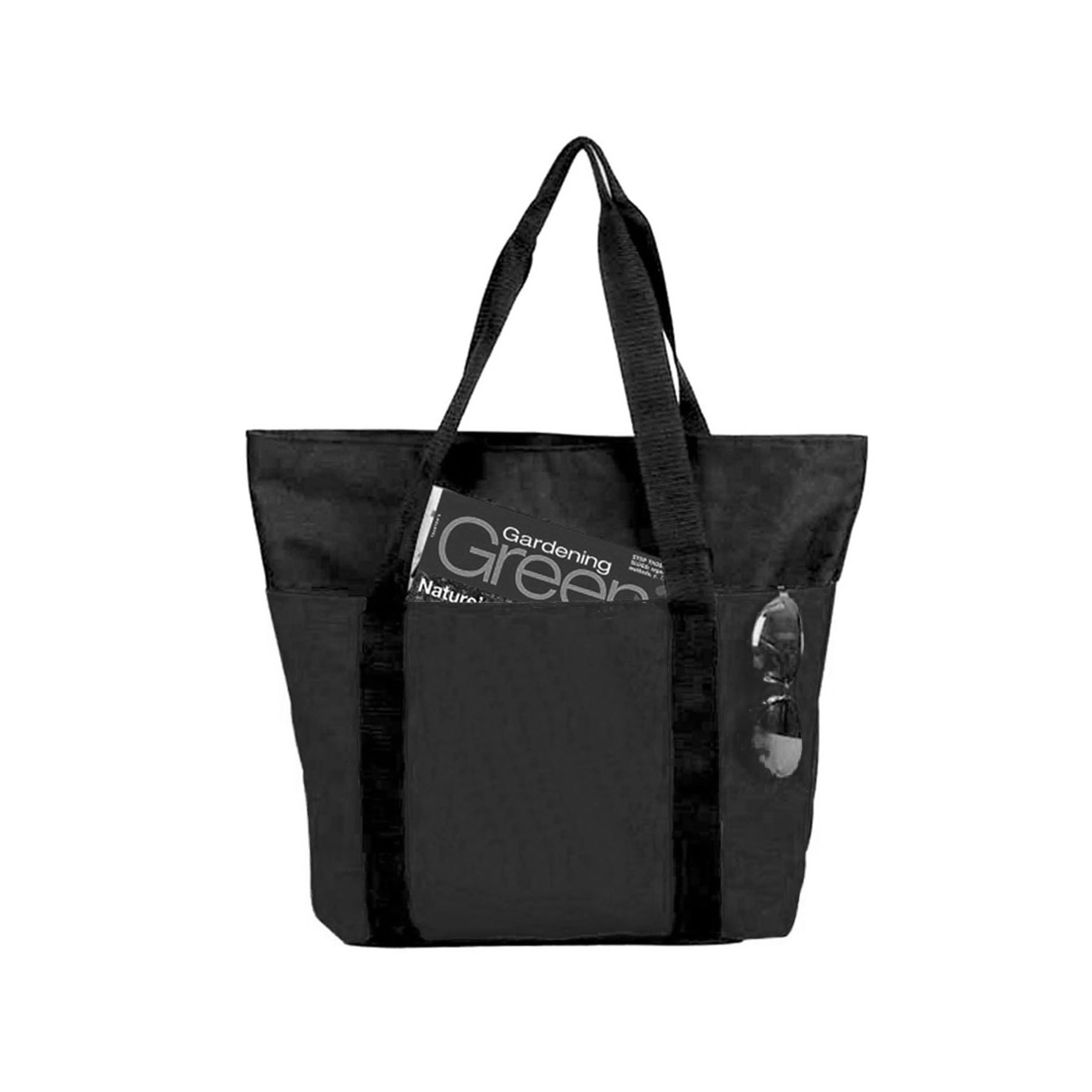 Polyester Arcadia Zipper Tote II, custom tote bag with logo imprint 3