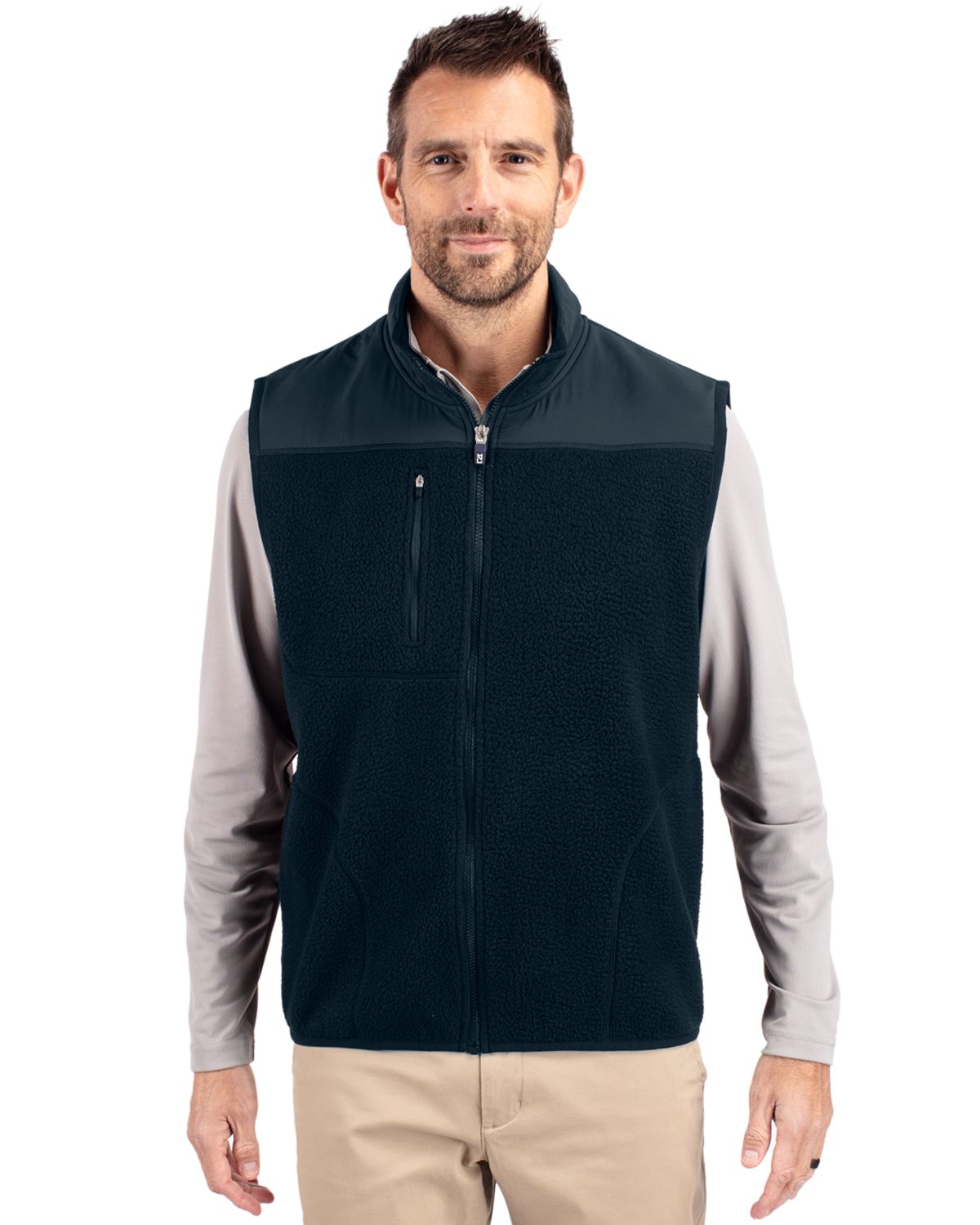 Cutter & Buck Cascade Eco Fleece Mens Vest 13
