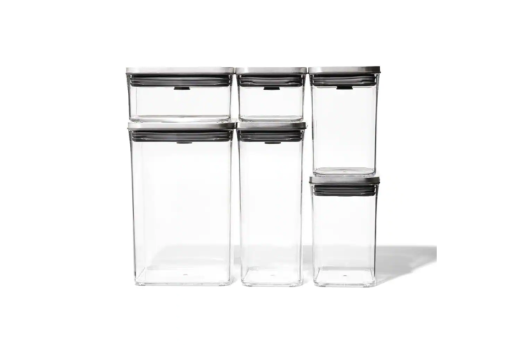 OXO Steel 6-Piece POP Container Set