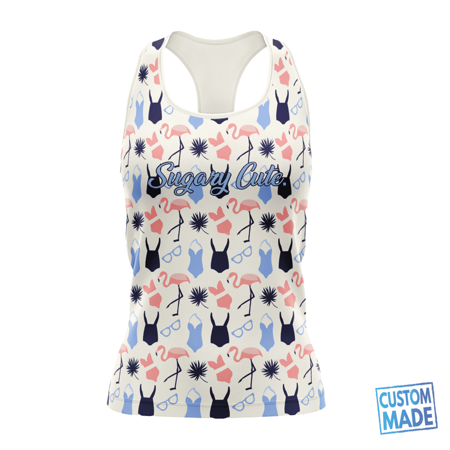 Women's Sublimation Racerback Tank Top - Performance Mesh Options 2