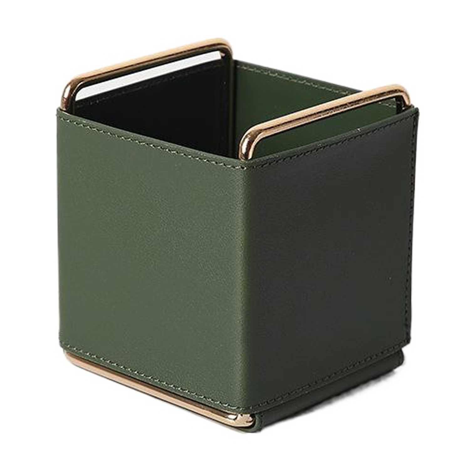 PU Leather Desktop Storage Organizer Box 3