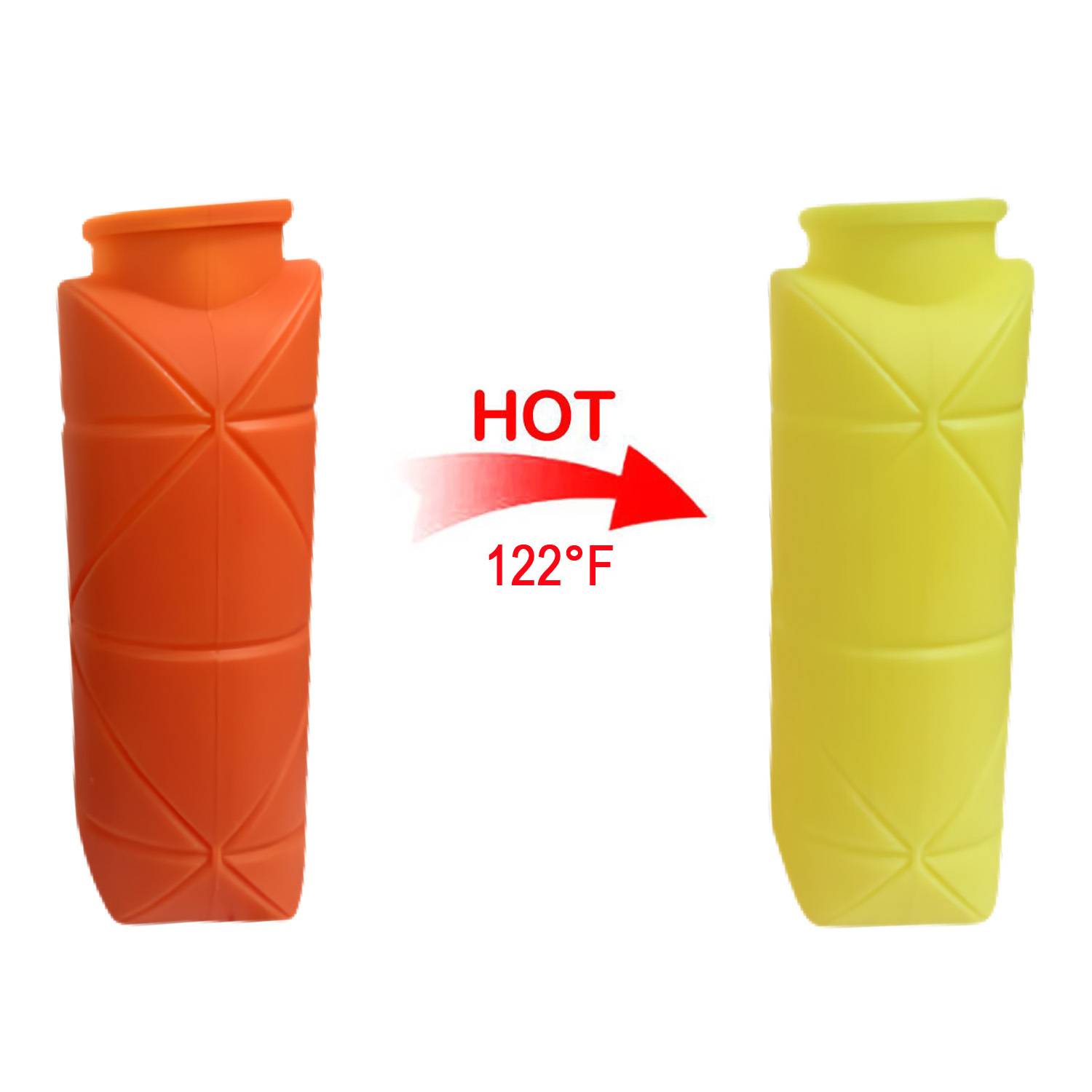 17oz Silicone Color-Changing Collapsible Sports Water Bottle 11