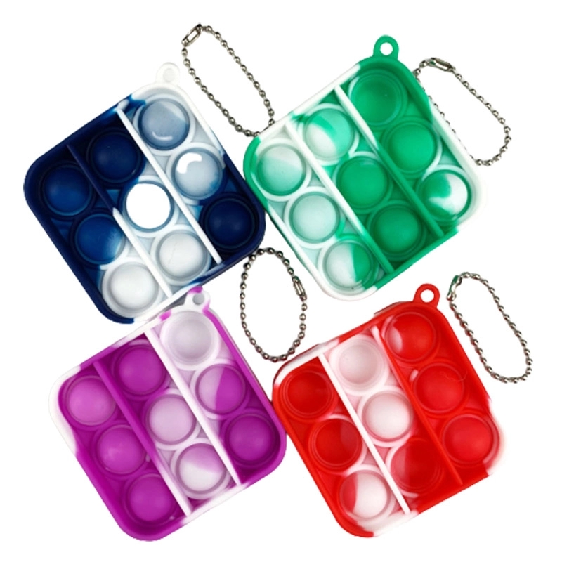 Square Push Pop Key Chain 5