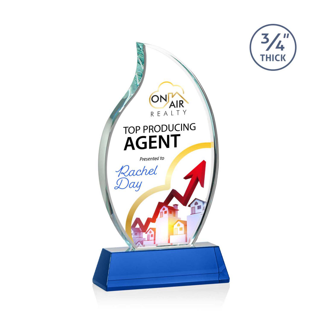 Croydon VividPrint™ Award on Newhaven Base - Blue 9