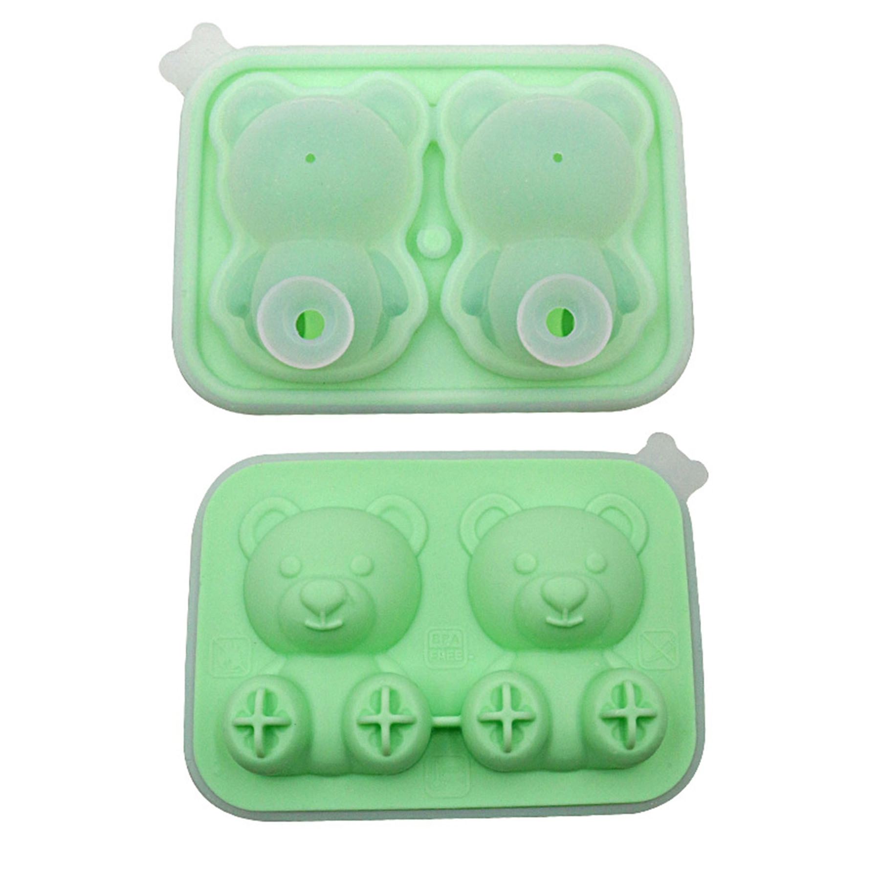 Silicone Bear Ice Cube Making Mold 9