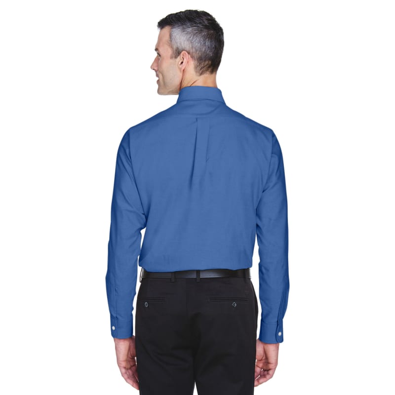 UltraClub Men's Classic Wrinkle-Resistant Long-Sleeve Oxford 22