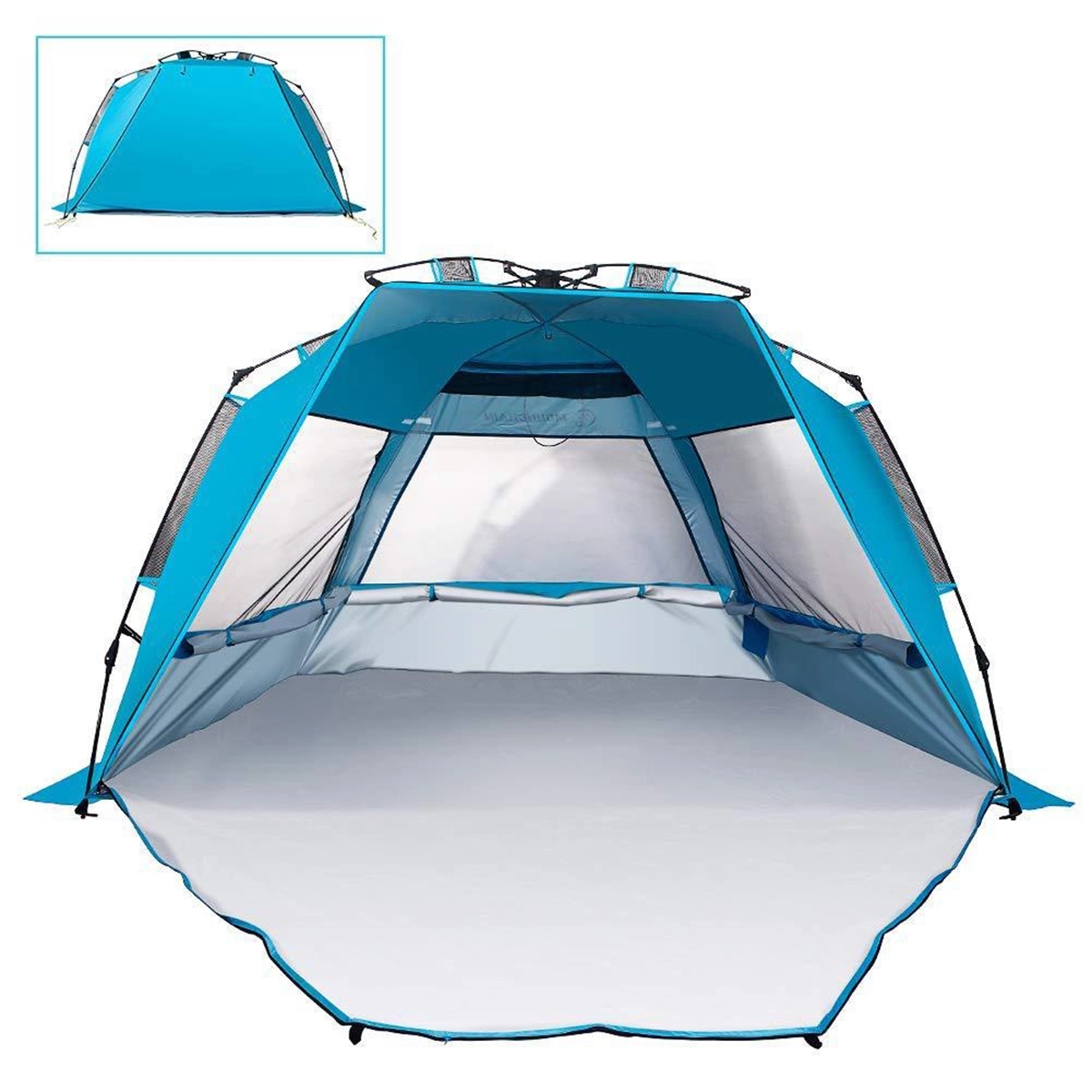 POP Up Beach Tent with Mat XL 2