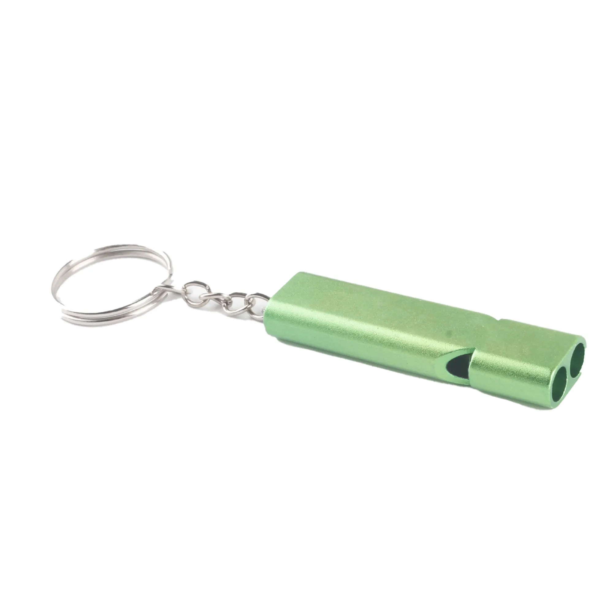 MOQ 10 Double Hole High Frequency Aluminum Alloy Whistle 2