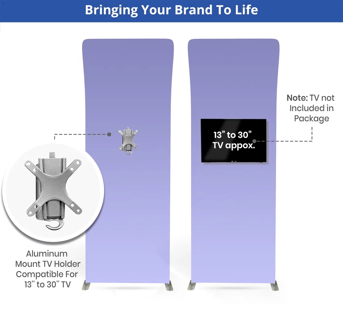20ft Inline Trade Show Booth - Modular Fabric Display 6