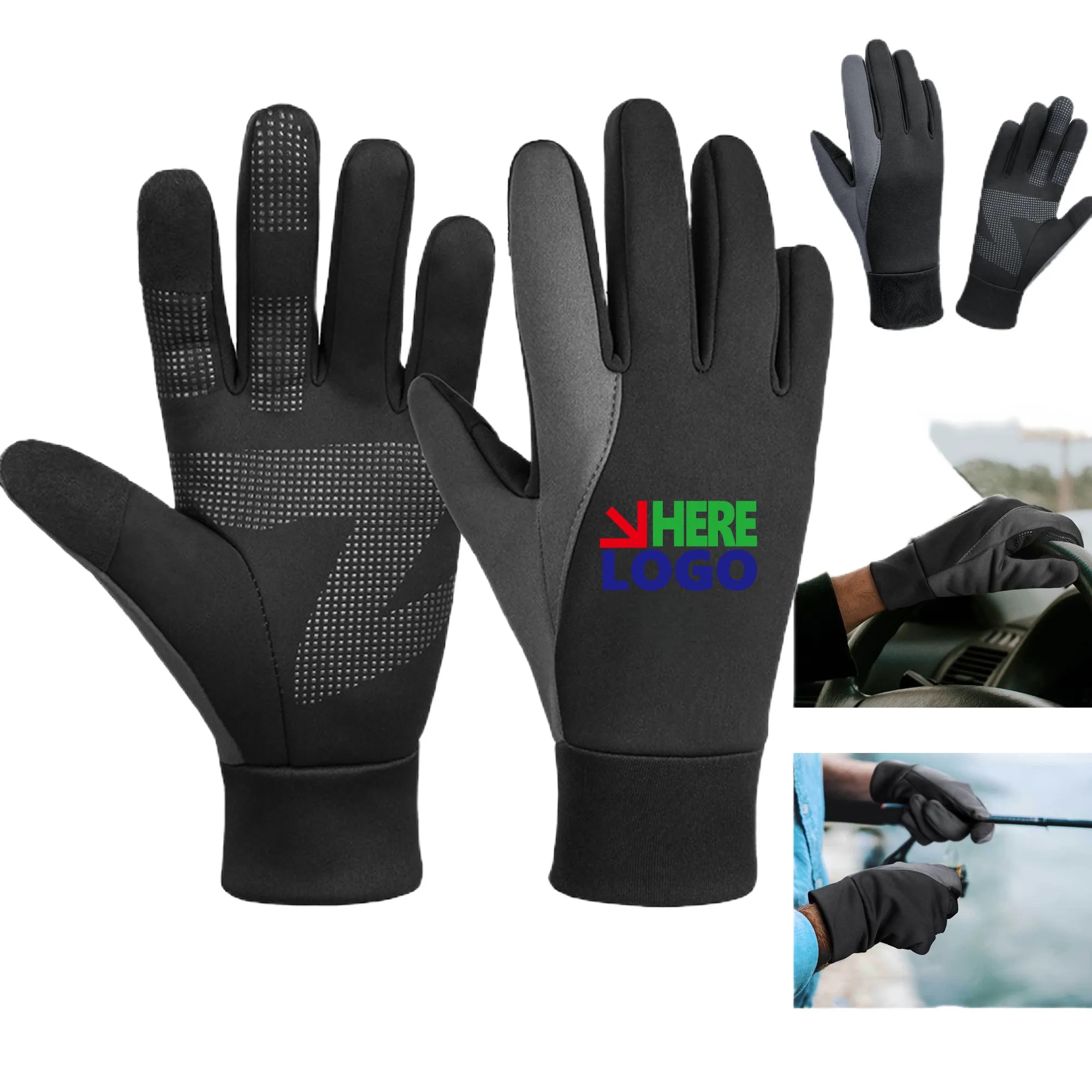 Winter Warm Gloves Windproof Skid-Proof 5