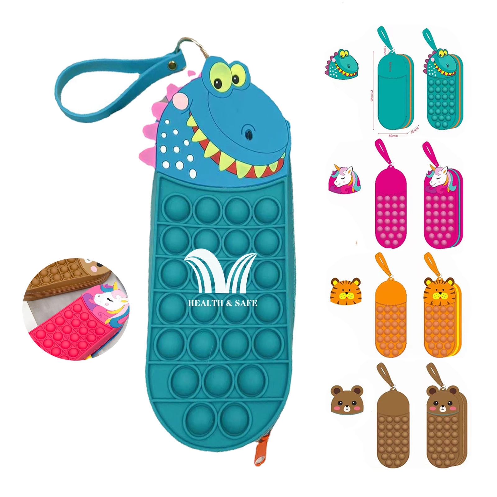 Silicone Decompression Multifunctional Stationery Box 1