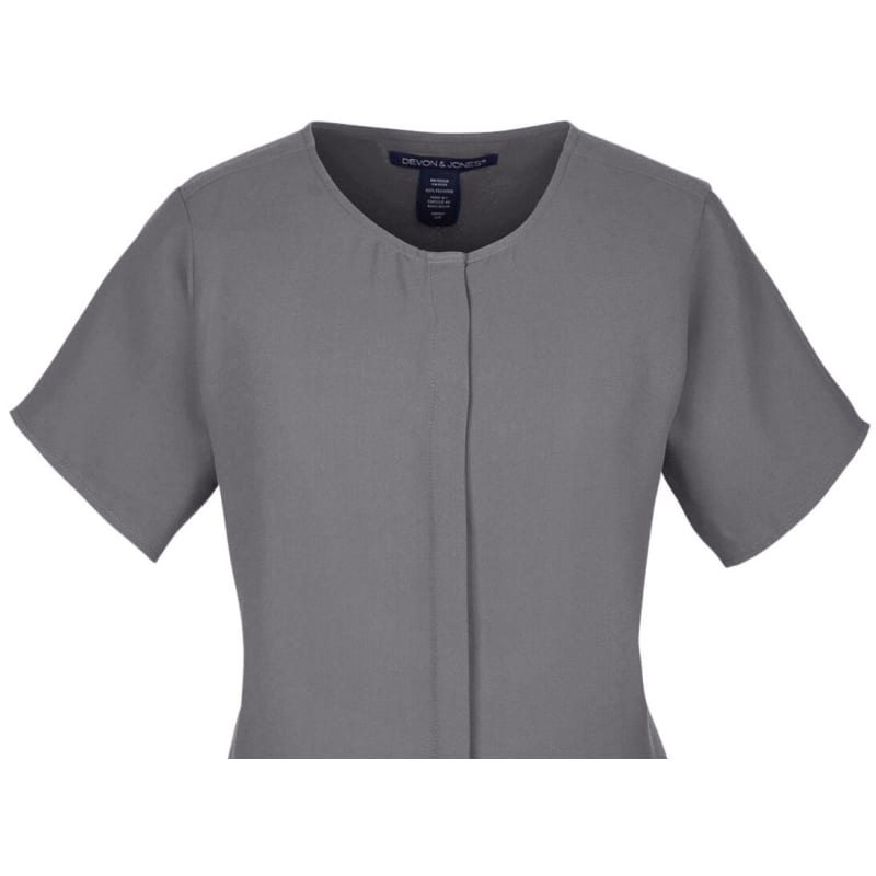 Devon & Jones Ladies' Perfect Fit™ Short-Sleeve Crepe Blouse 5