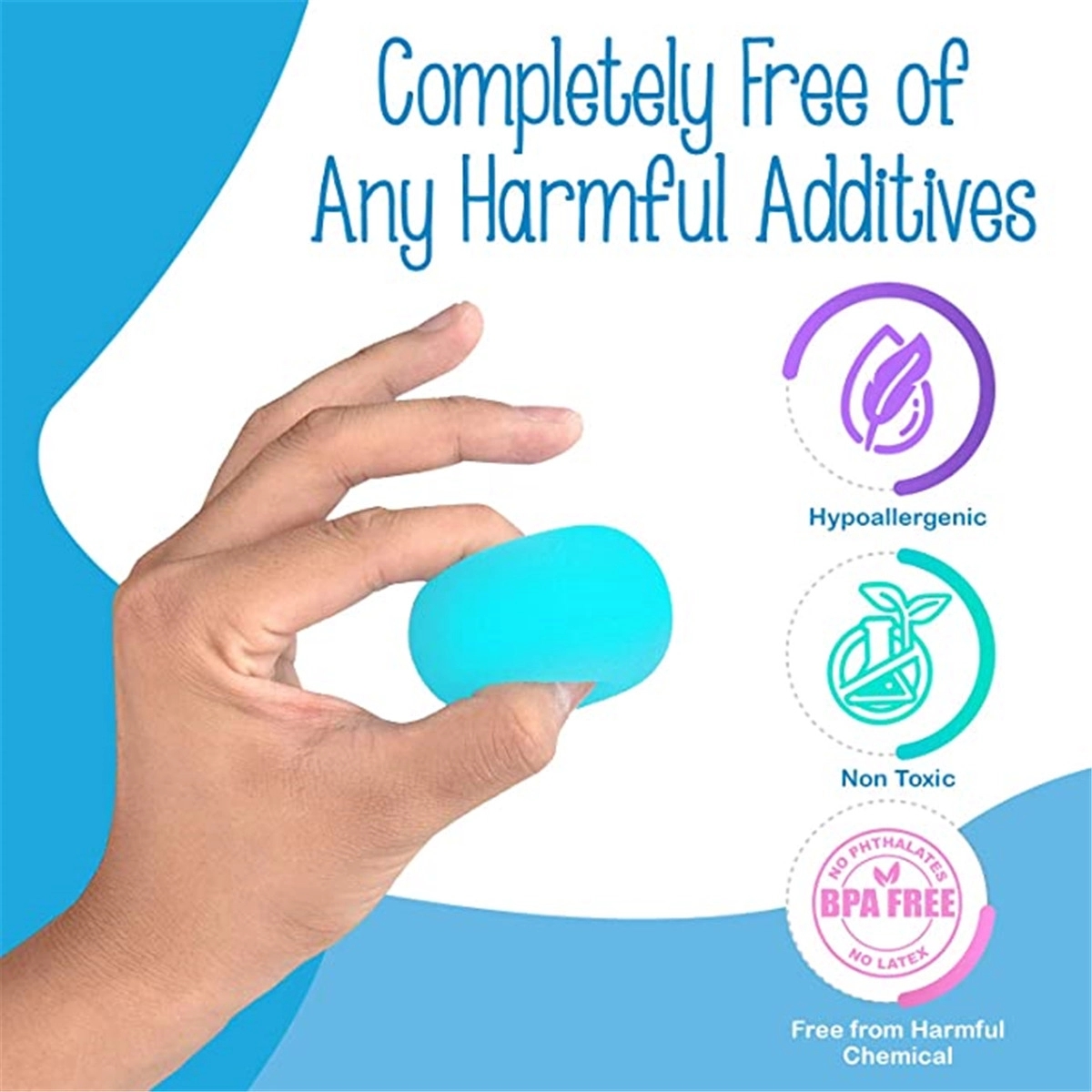 Round Shape Stress Relief Balls Squeeze Toys 4
