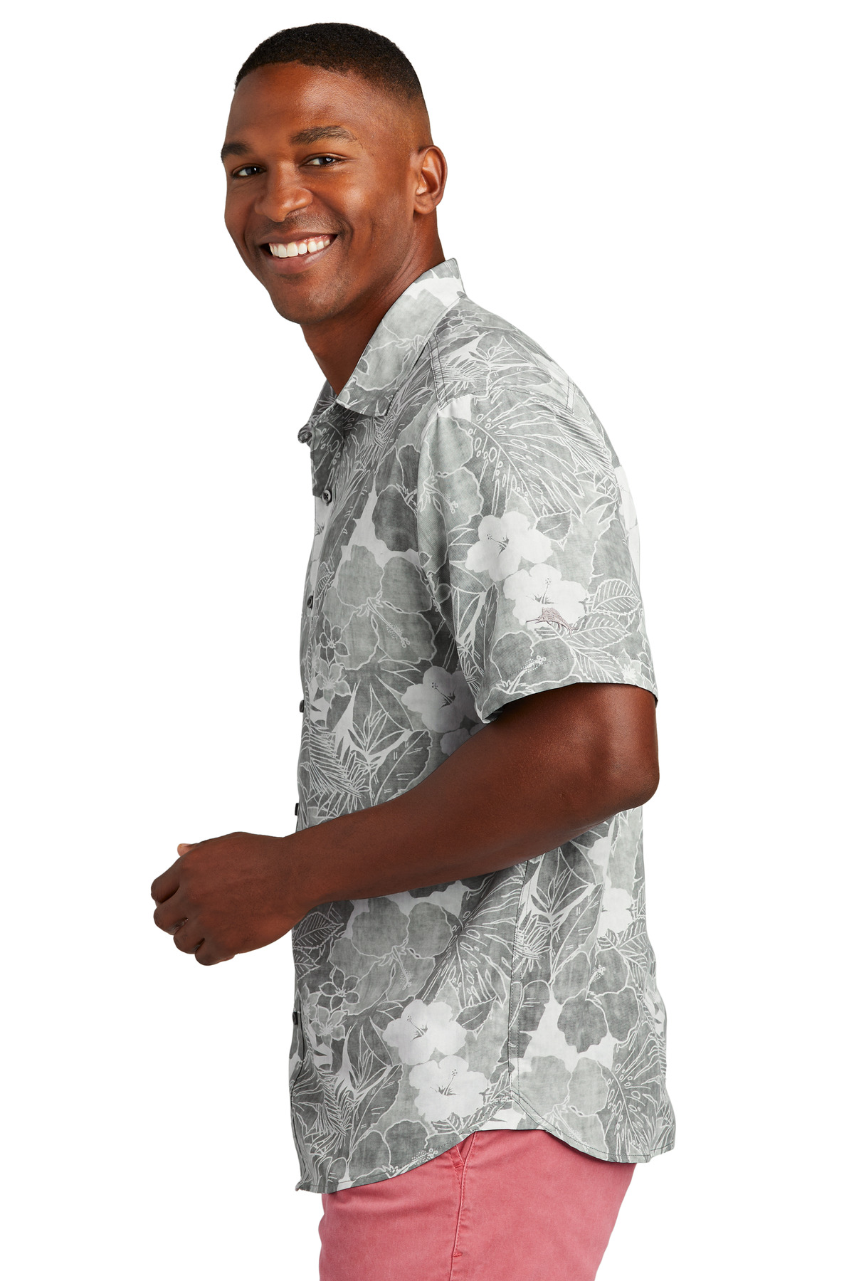 Tommy Bahama Coconut Point Playa Flora Short Sleeve Shirt ST325929TB 2
