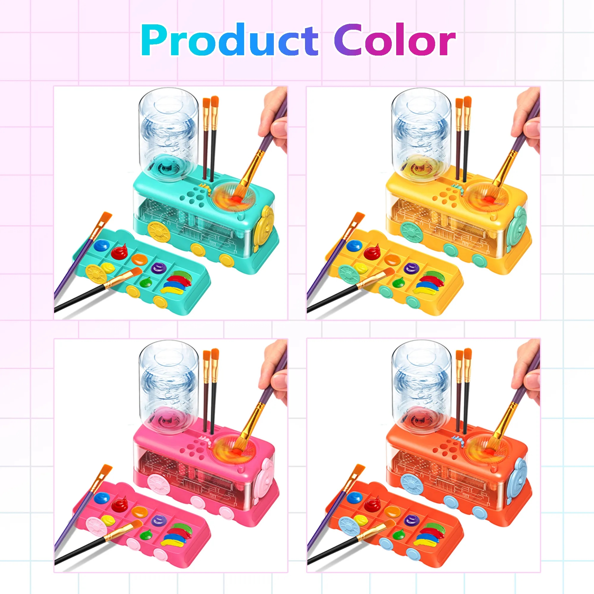 Automatic Water Changing Brush Cleaner 2