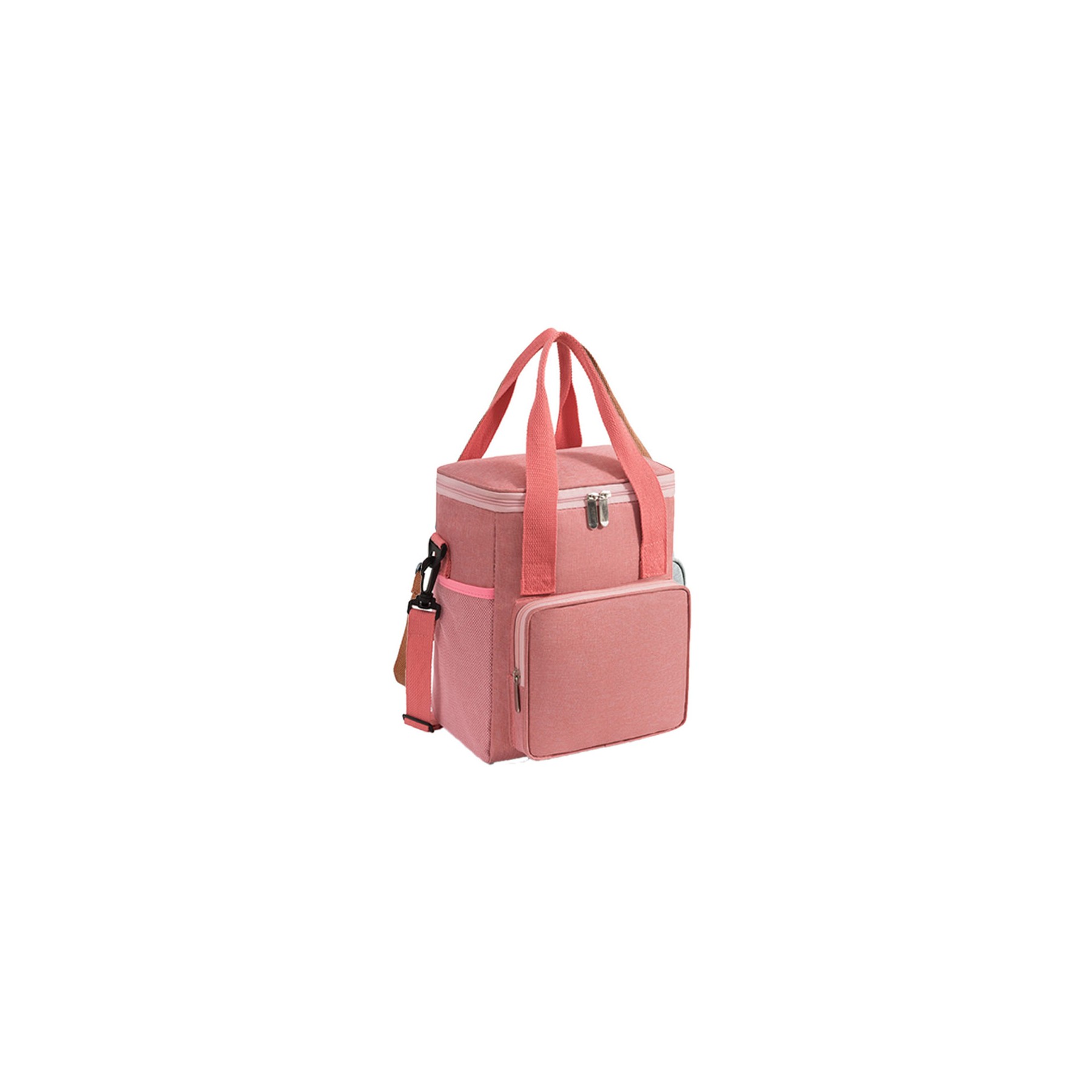Insulated Zipper Top Cooler Tote 5