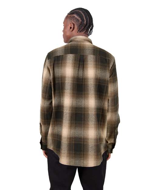 Unisex Plaid Flannel Overshirt - SHHFS 12