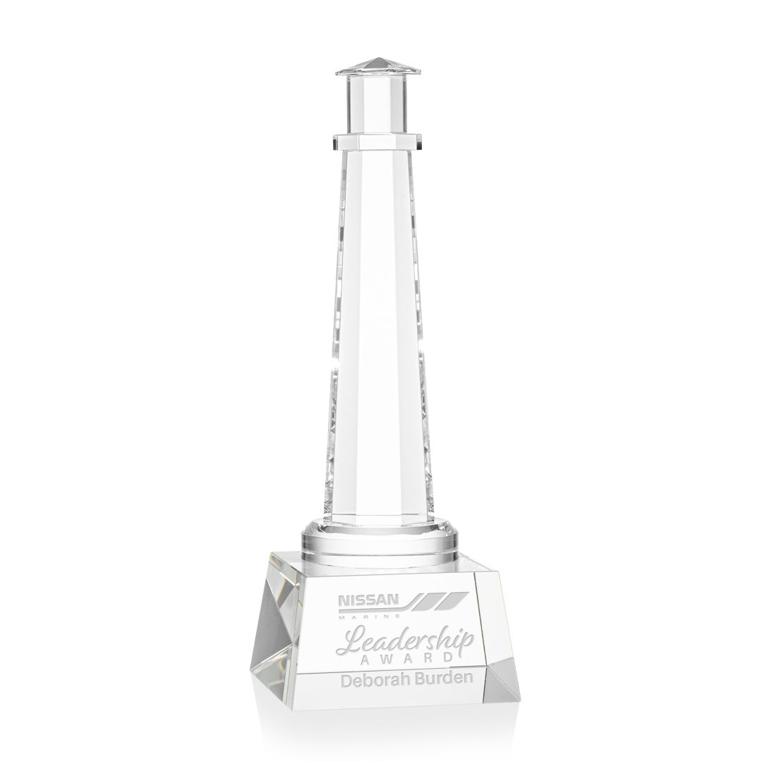 Lighthouse Award on Robson Base - Clear