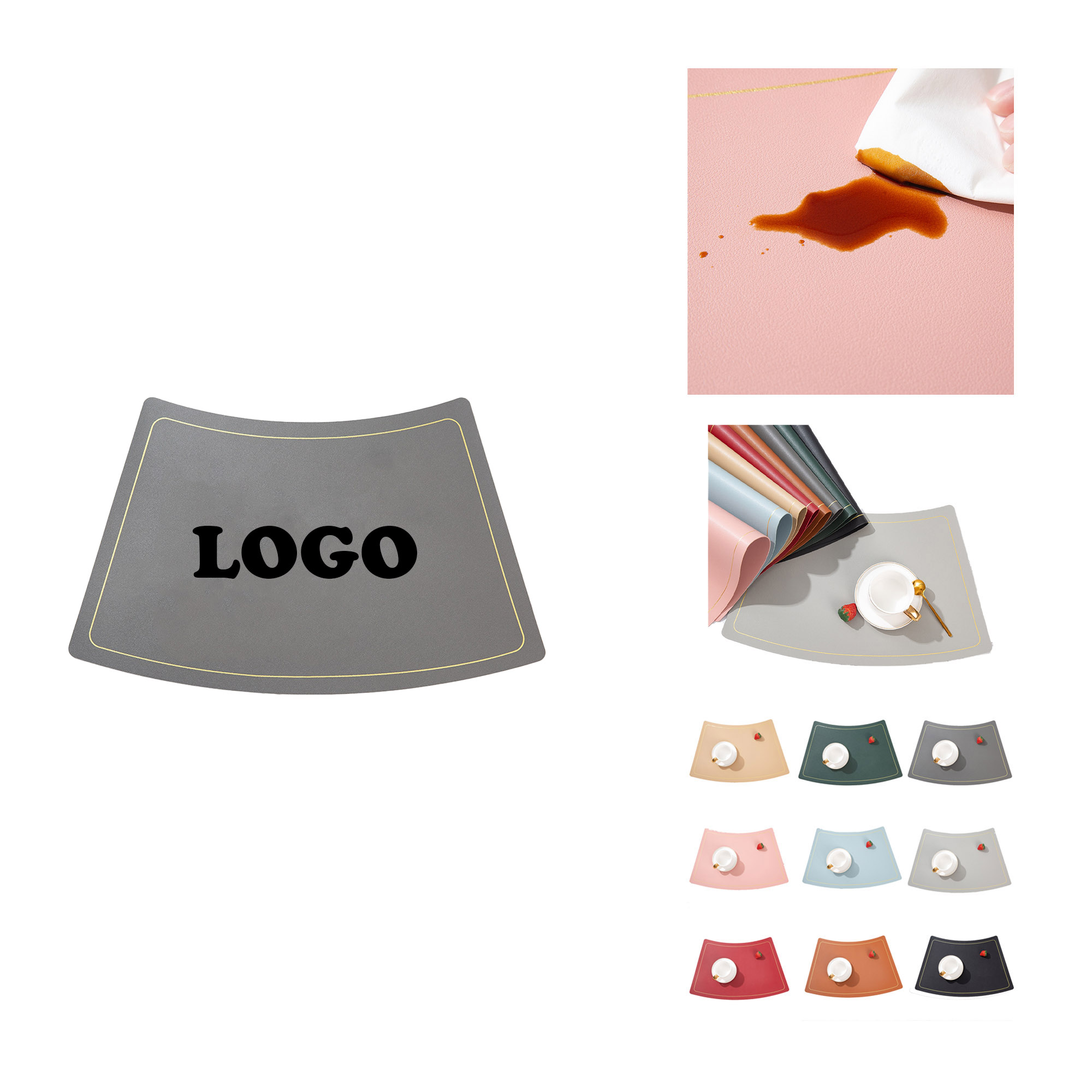MOQ 50 pcs Waterproof Table Mat 2
