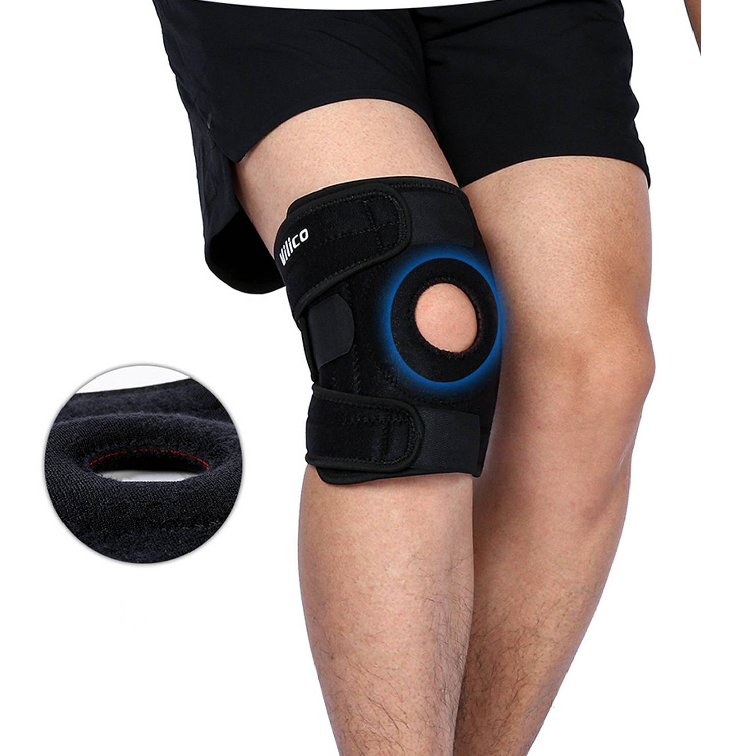 Pressurized breathable support knee pads 3