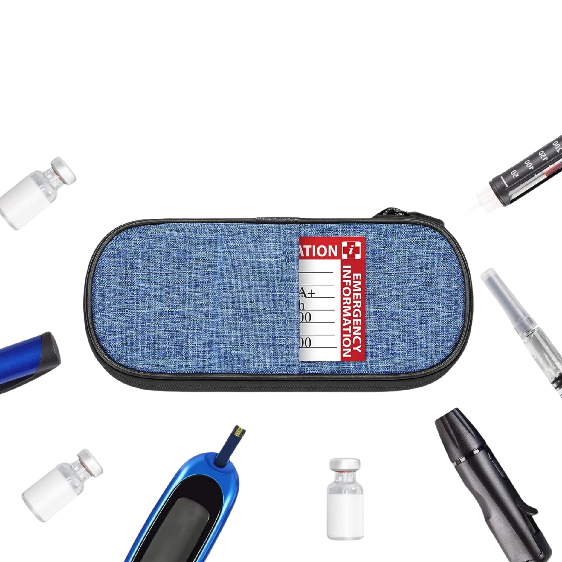 Diabetic Medication Organizer with 2 Ice Packs 5