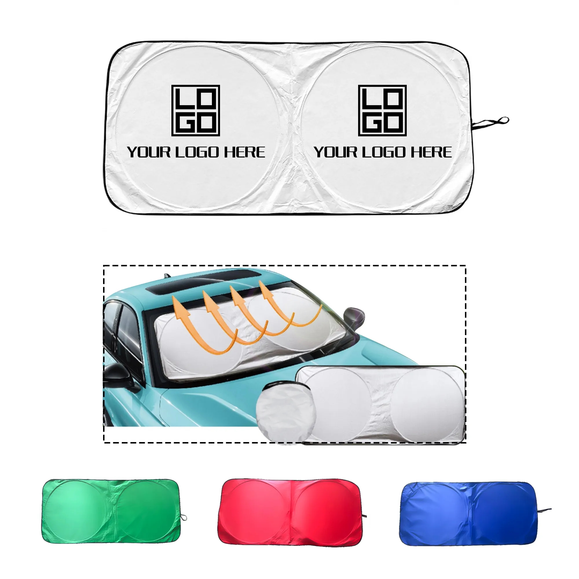 Dual Panel Car Sun Shade 5