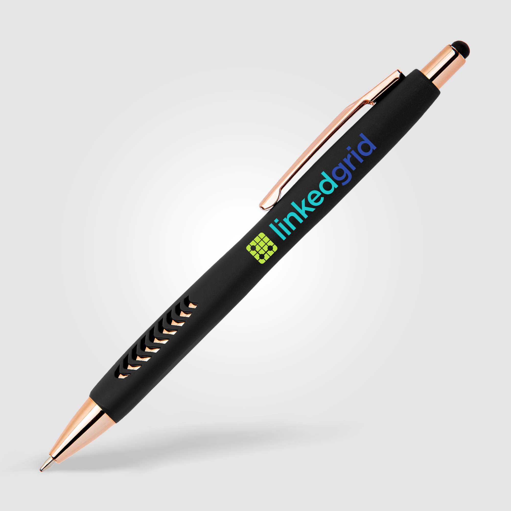 Avalon Softy Rose Gold Pen w/ Stylus 16