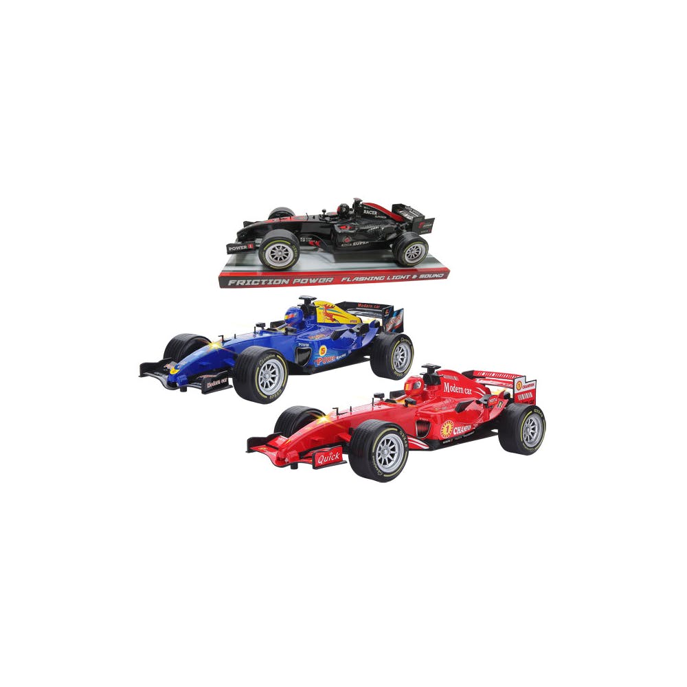 Friction Race Cars - Light & Sound Battery Included 14"