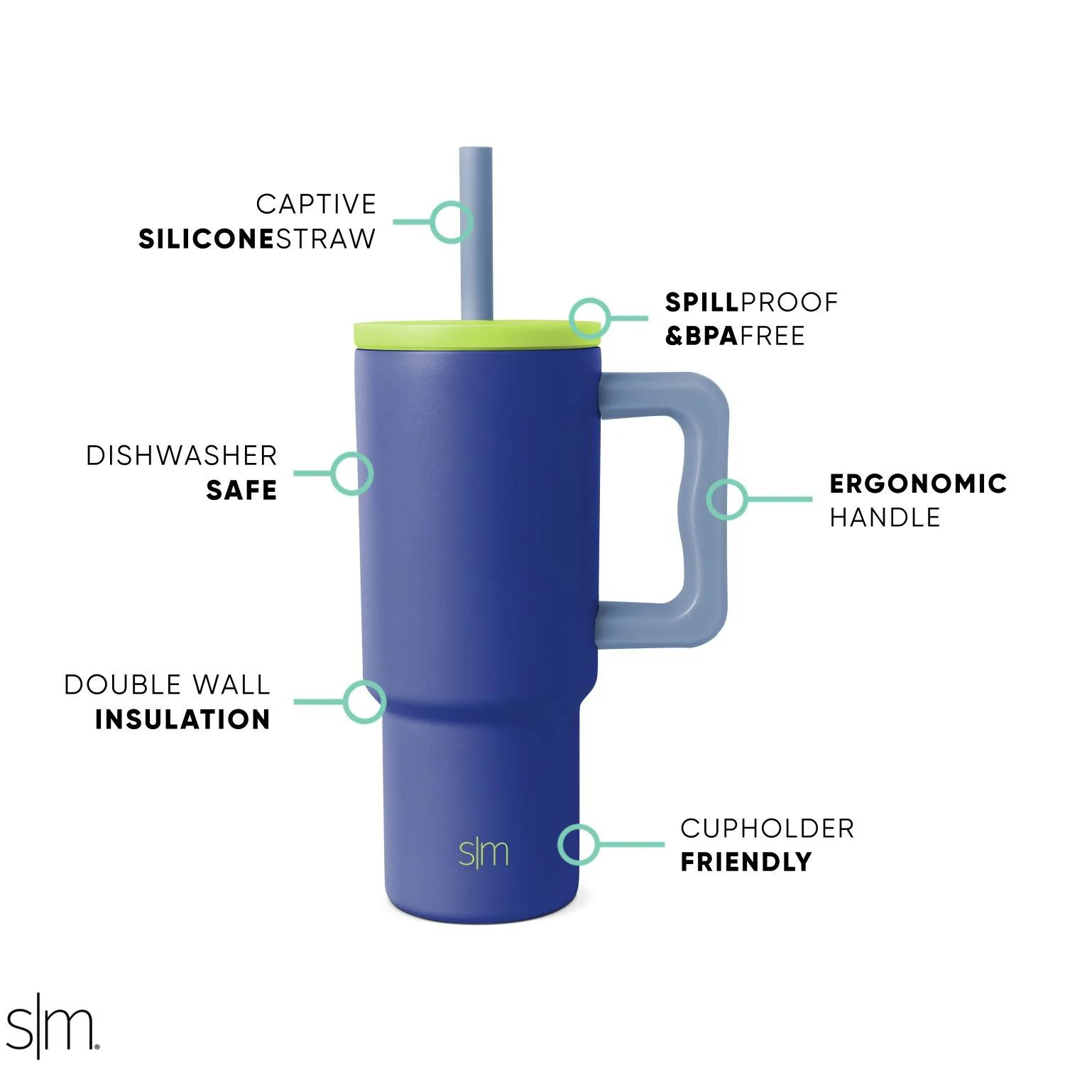 24 oz Simple Modern® Stainless Steel Double-Walled Insulated Trek Tumbler 5