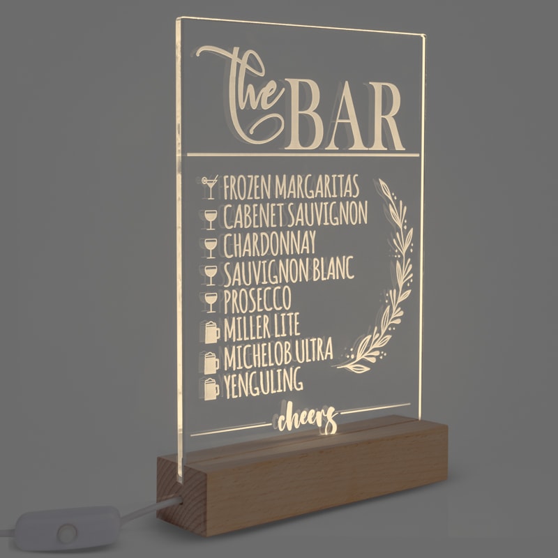 Custom LED Acrylic Light Stands 13