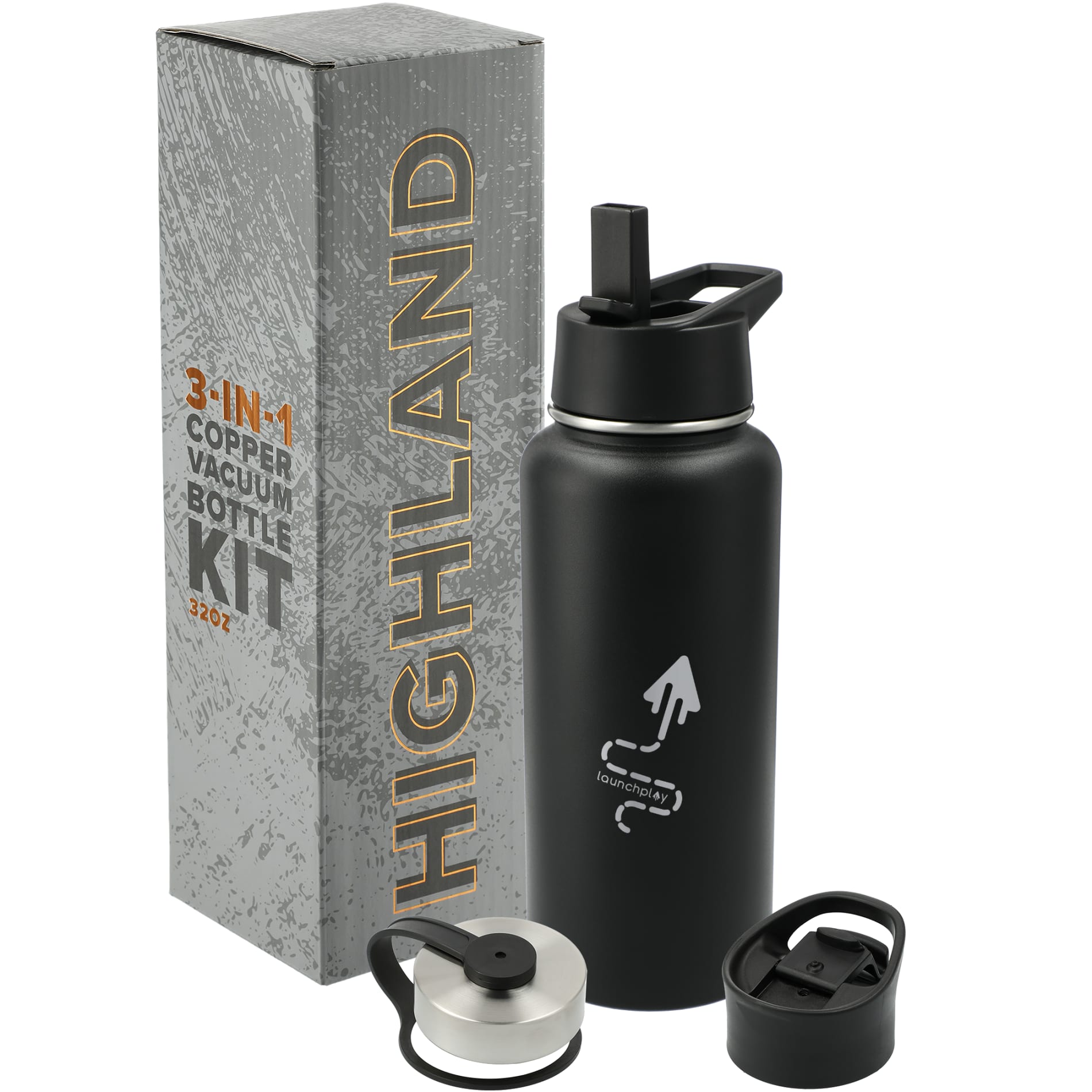 Highland 3-in-1 Copper Vacuum Bottle Kit 32oz 111