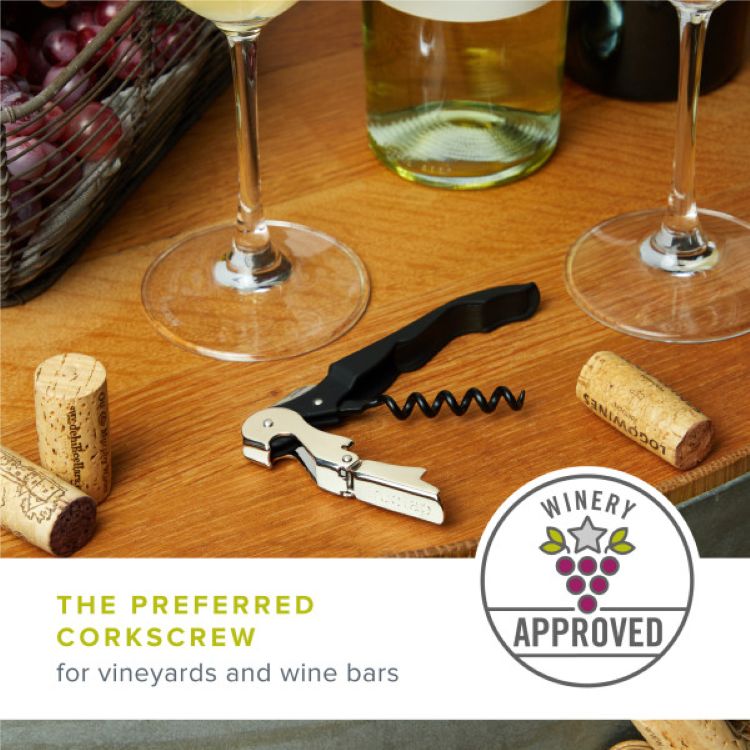 Truetap™ Pink Double Hinged Waiter's Corkscrew 3