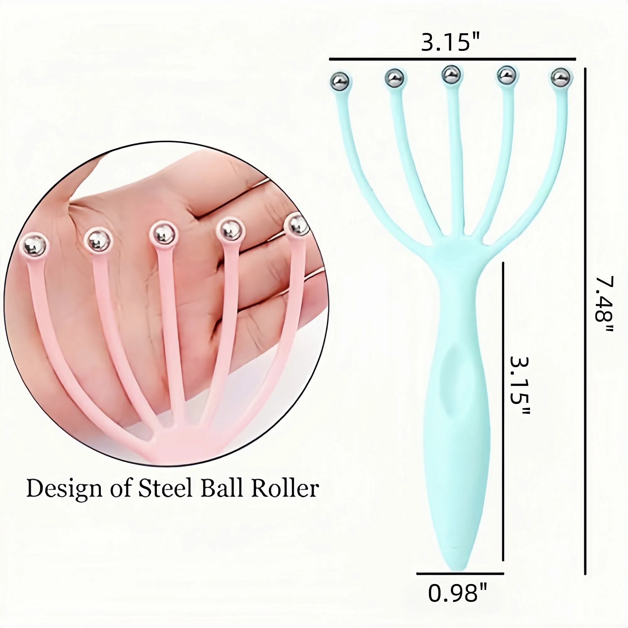 Portable Handheld Head Massager For Relaxation 3