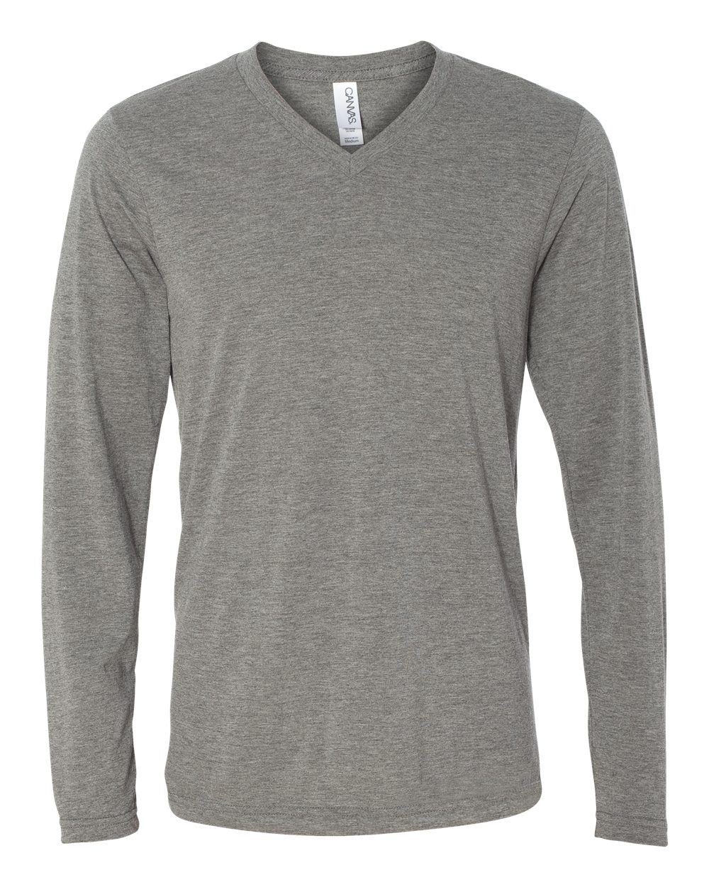 Unisex Long Sleeve V-Neck Tee - 3425 4