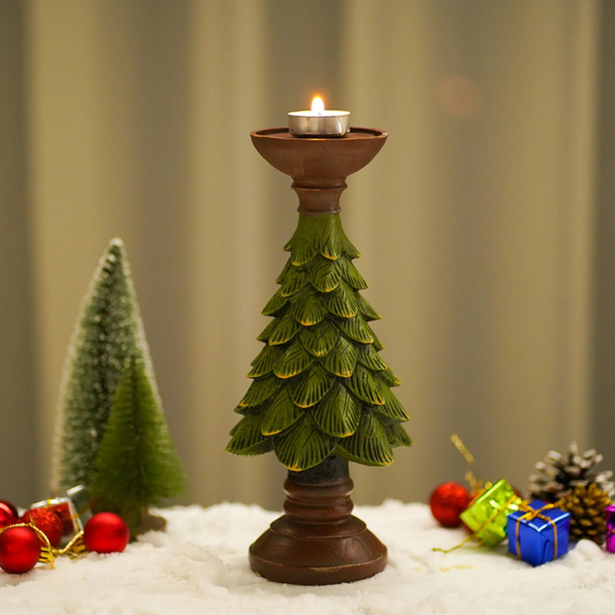 Christmas Tree Candle Holder 14