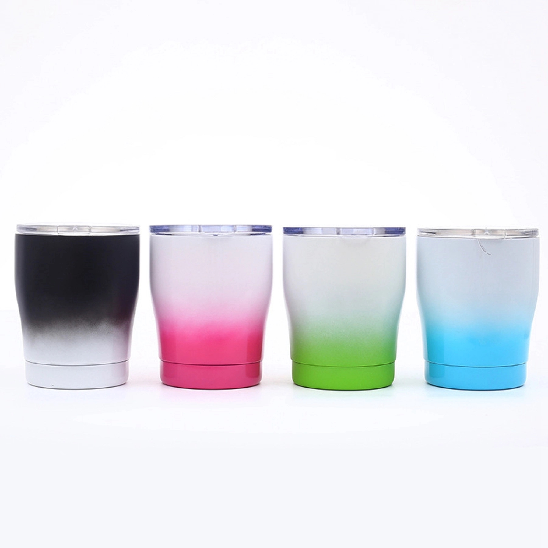 10 oz Stainless Steel Gradient Ramp Wine Cup 1