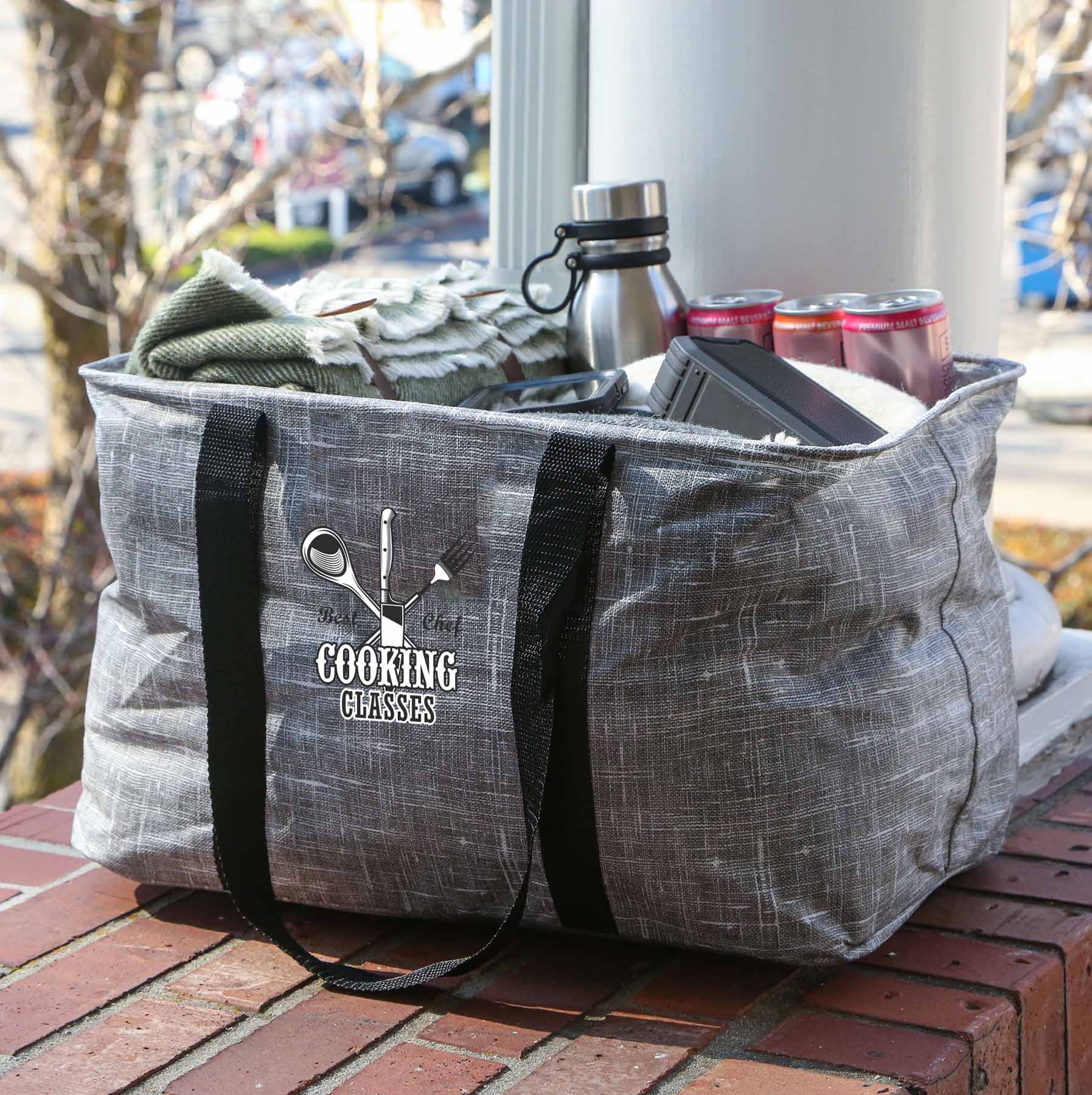 Bohemian Non-Woven Collapsible Tote 1