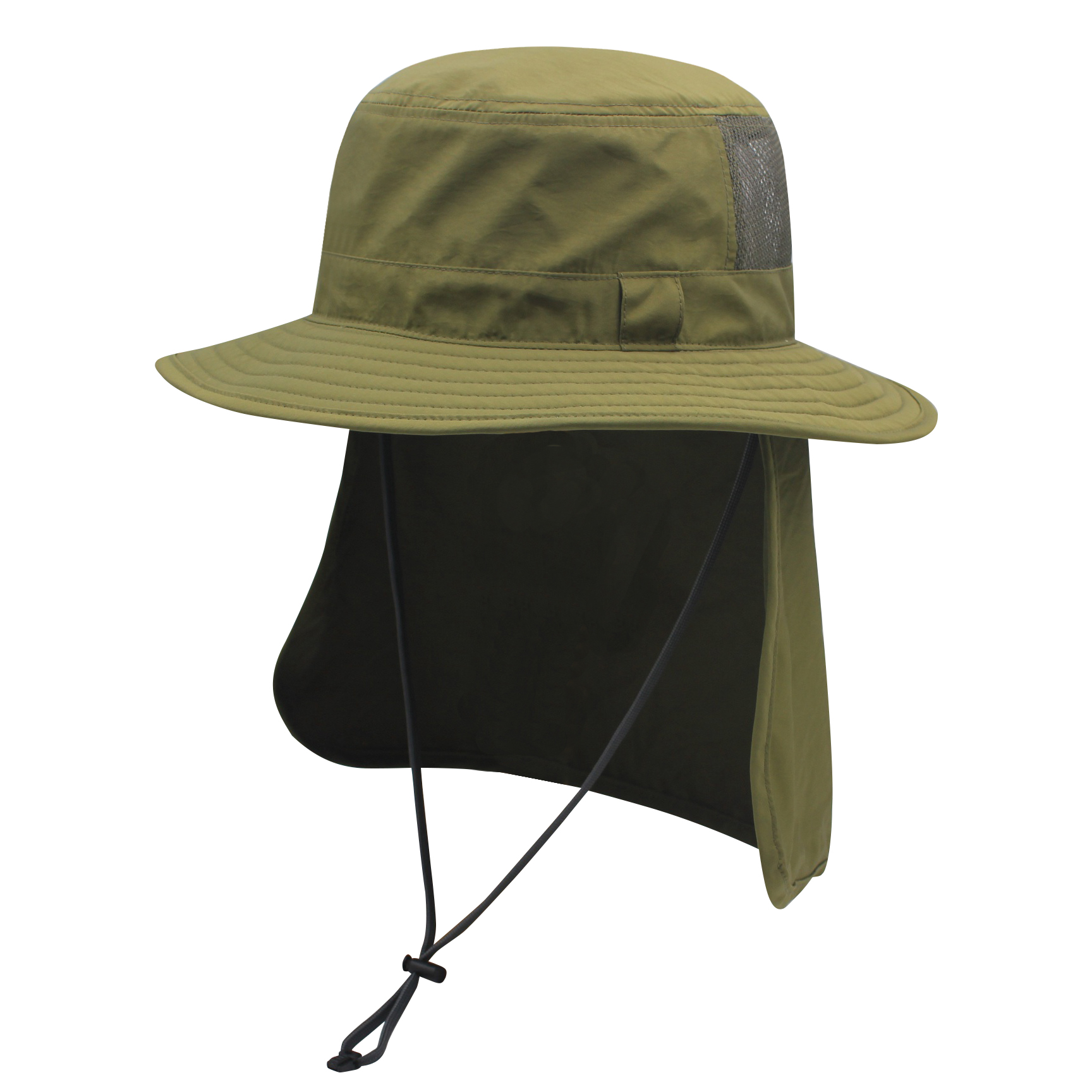Airy Safari Hat With Flap