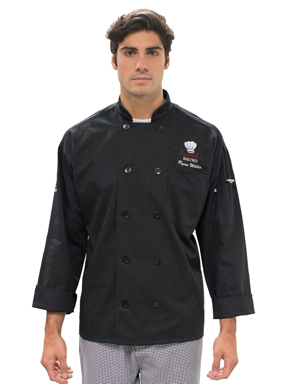 Edwards Industries - Unisex Long Sleeve Mesh Back Chef Coat