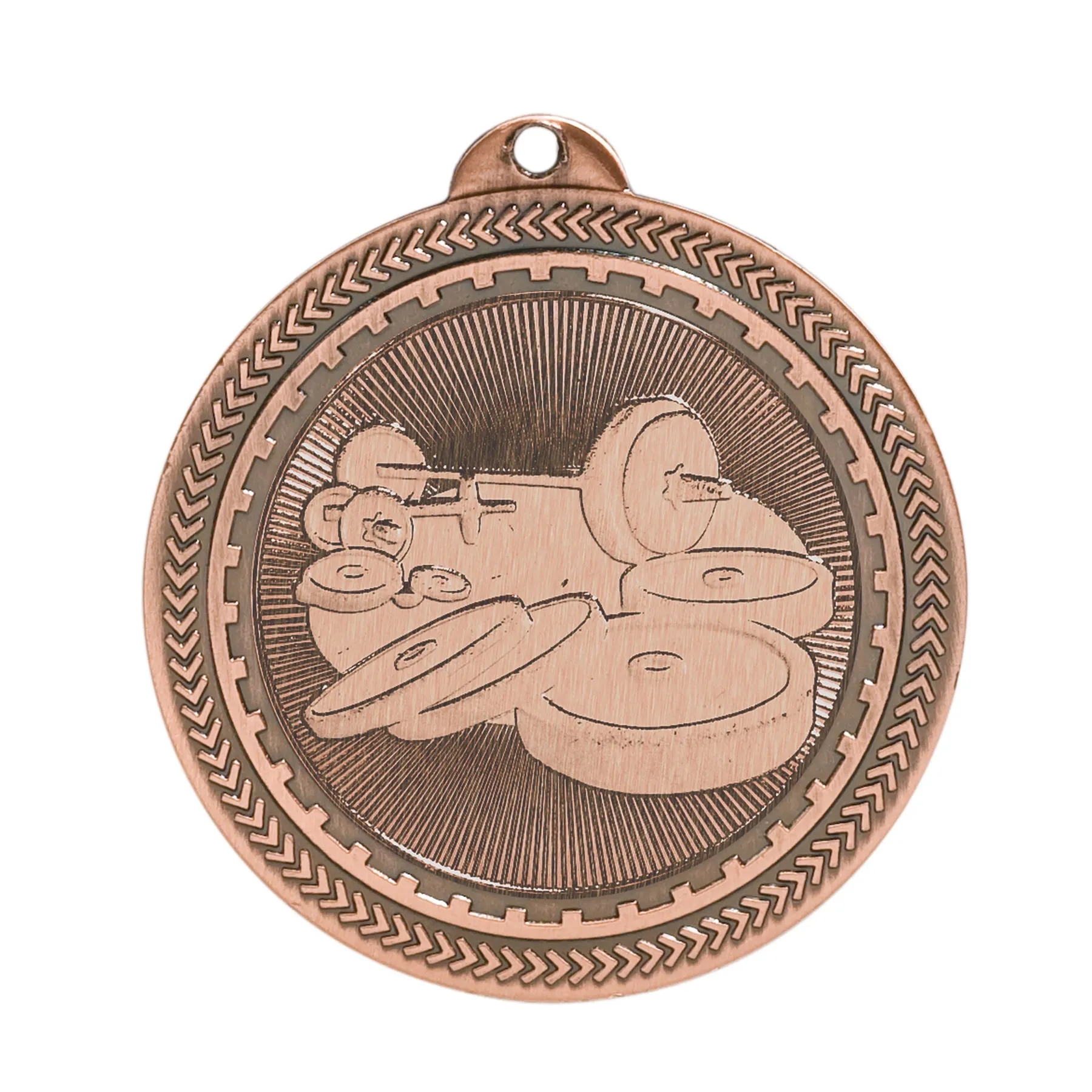 2" BriteLazer Medal-Weightlifting 1