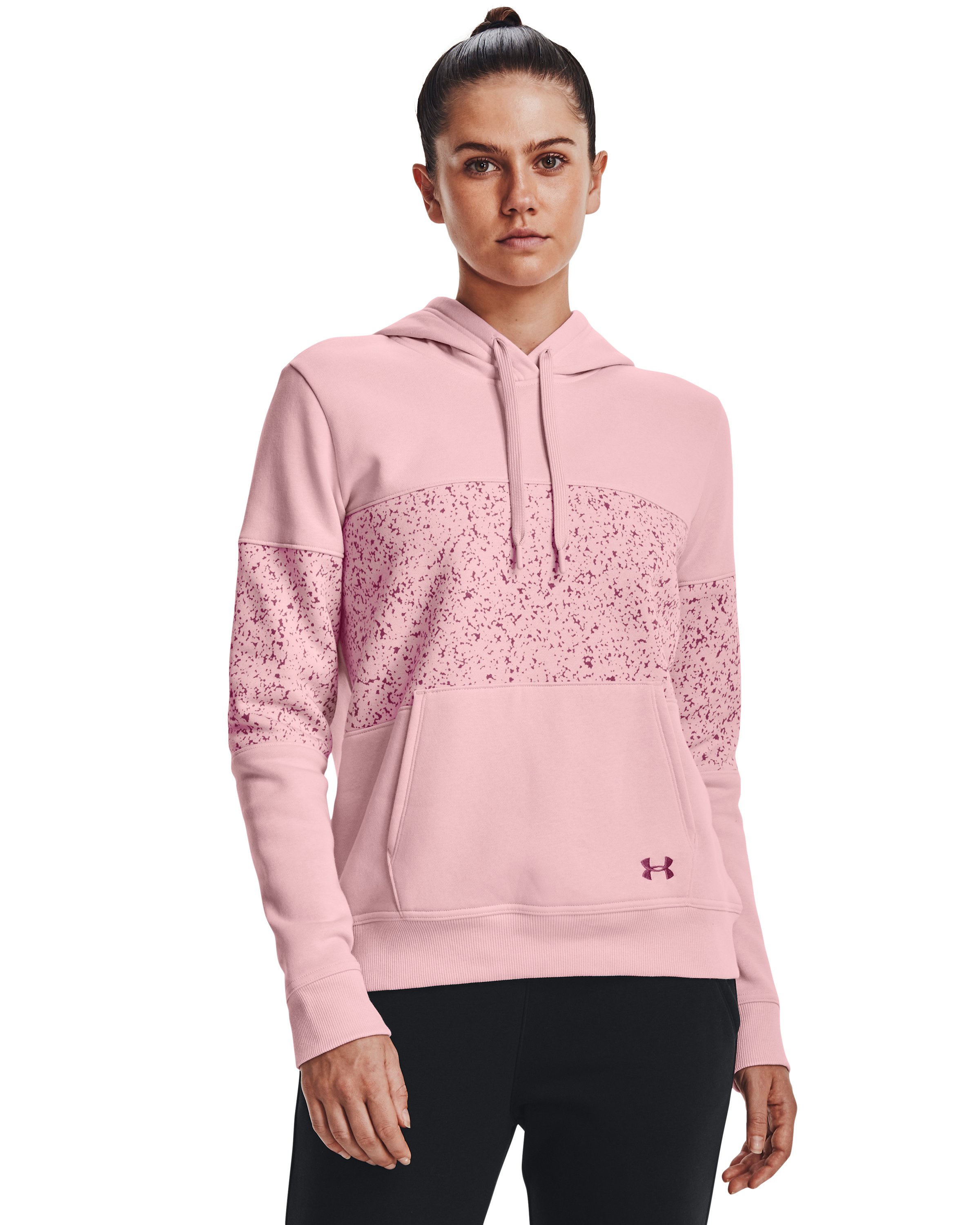 Women's UA Rival Fleece Blocked Hoodie  3