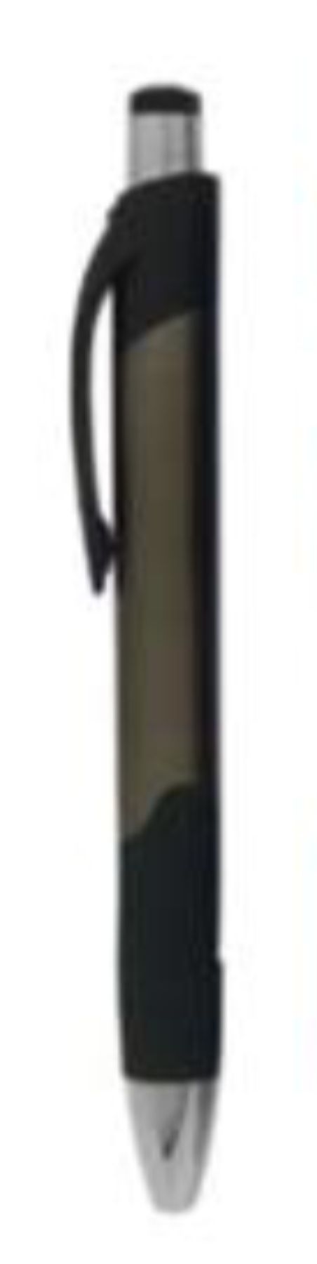 Black Pad Printed Plastic Ball Point Pen 1