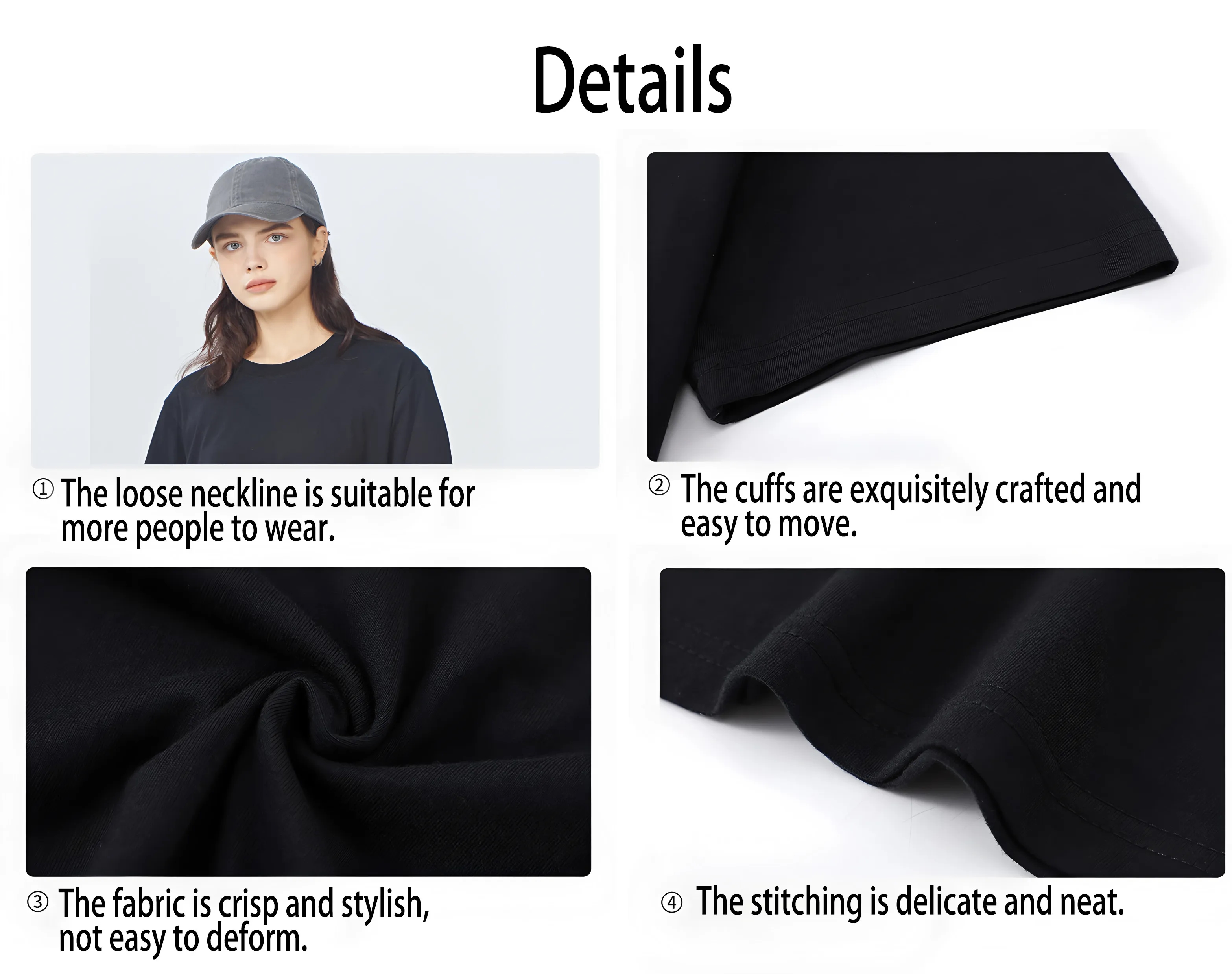 Bulk 230G Heavyweight Cotton Tshirts Blank For Custom Logo Printing 3